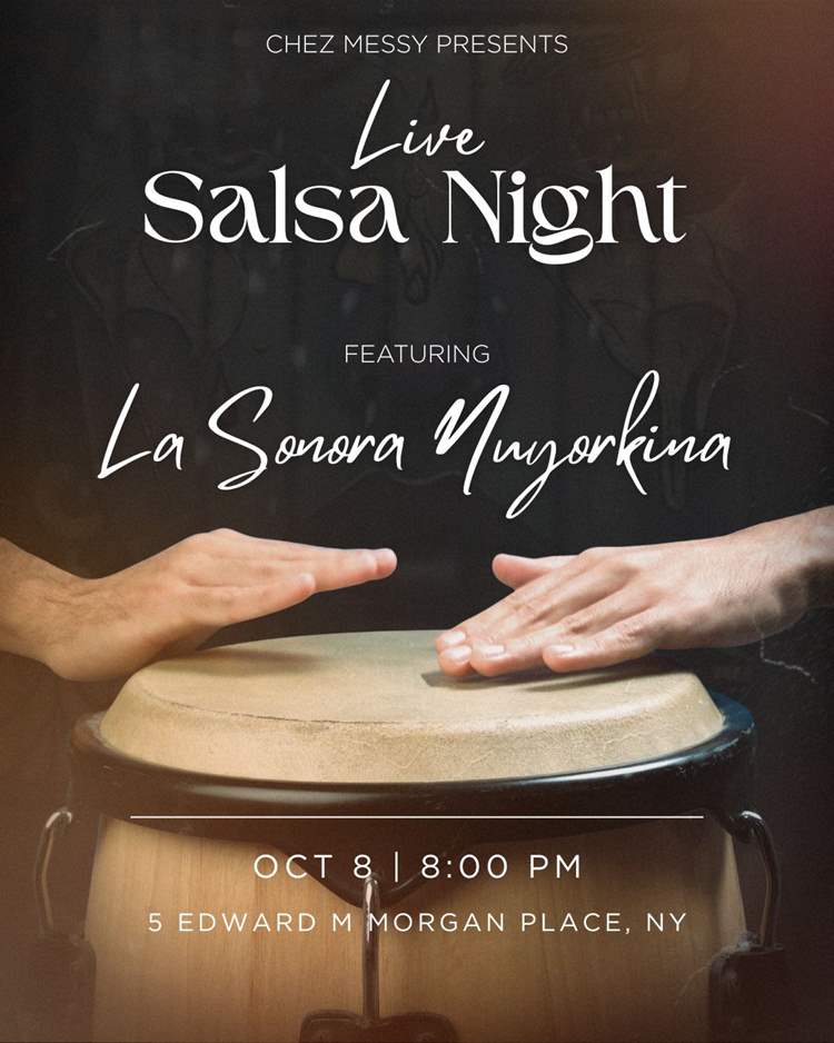 A photo of La Sonora Nuyorkina event poster